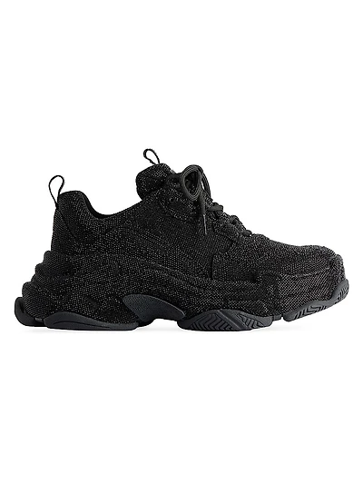 Men's Triple S Sneakers with Rhinestones