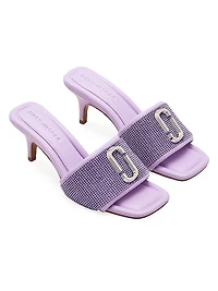 65MM The Rhinestone J Marc Heeled Sandal