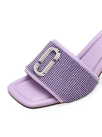 65MM The Rhinestone J Marc Heeled Sandal