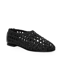 Eden Woven Leather Flats
