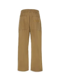 Little Boy's & Logo Straight-Leg Pants