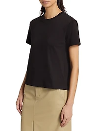 Crewneck Pima Cotton T-Shirt