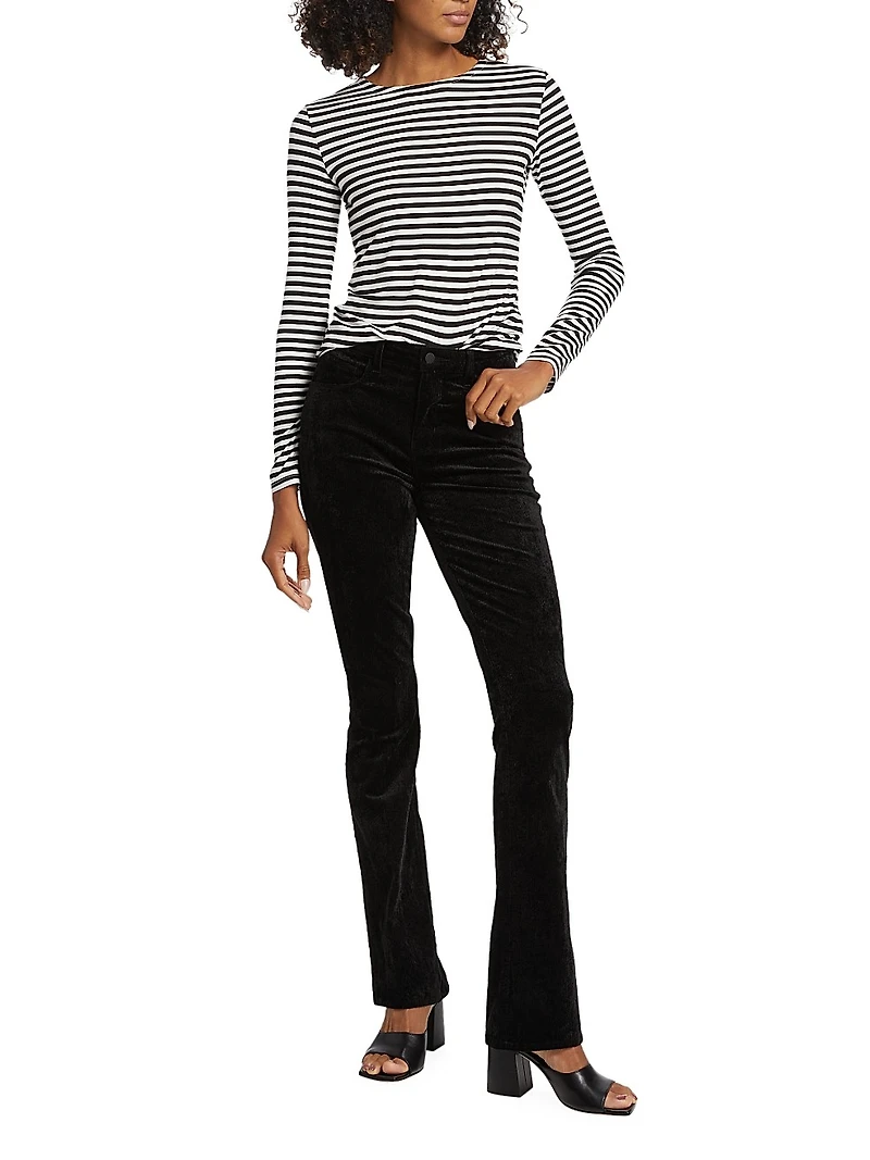 Tess Striped Crewneck Top