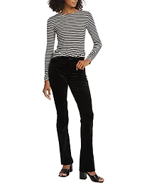 Tess Striped Crewneck Top