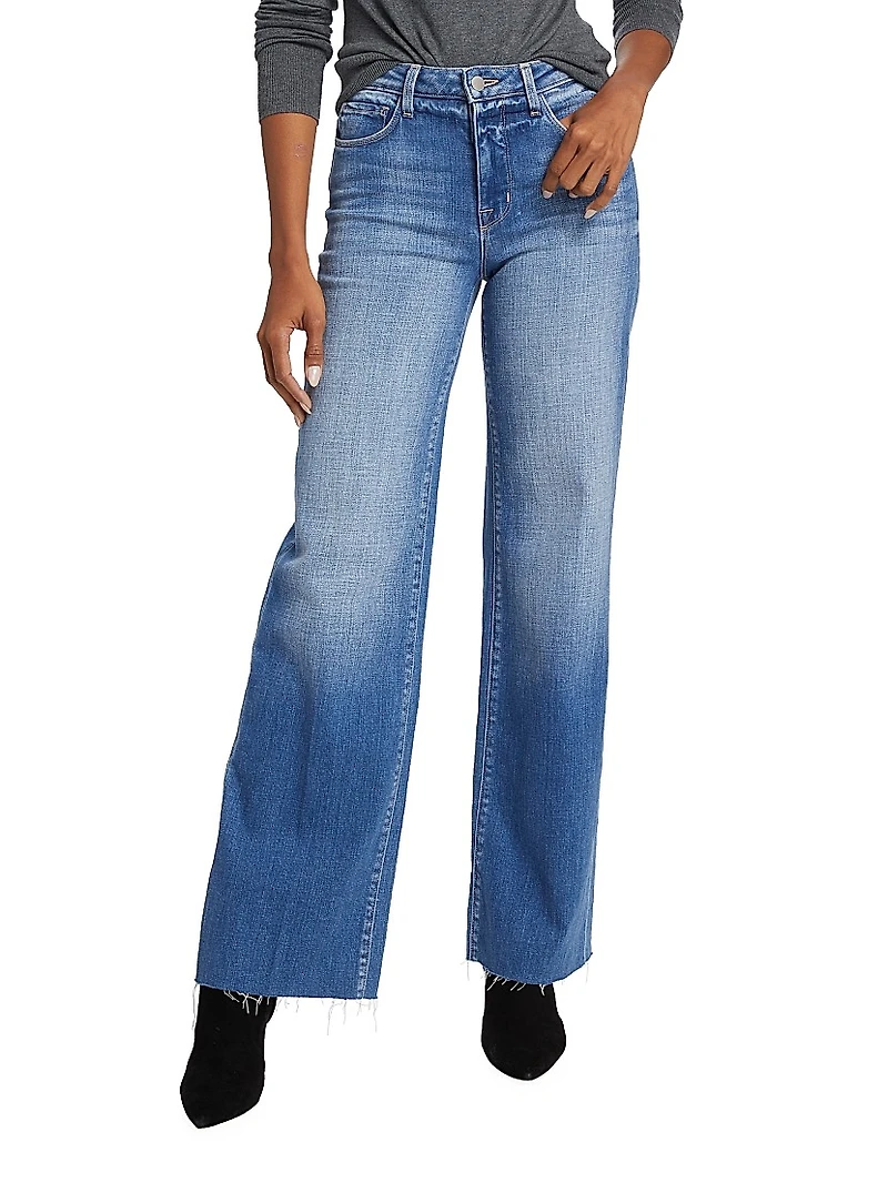 Scottie High-Rise Wide-Leg Jeans