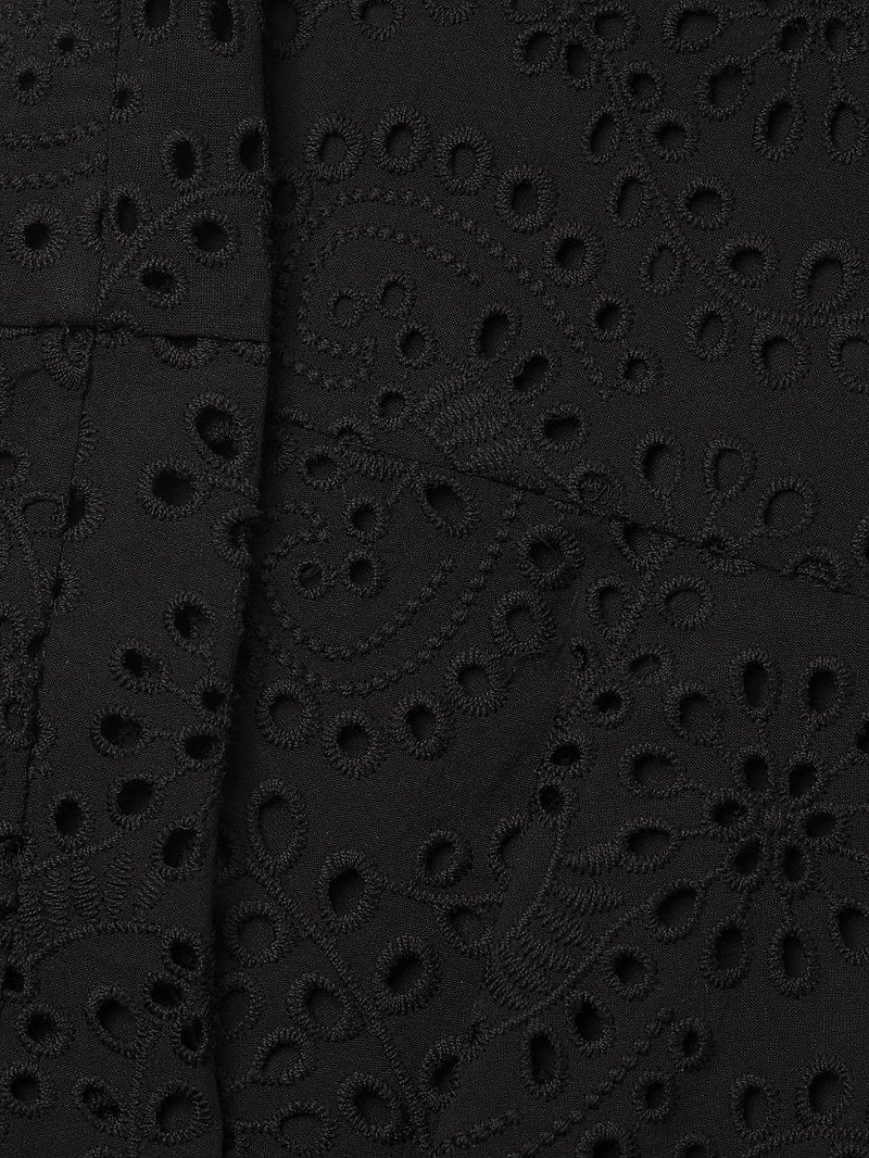 Leora Cotton Eyelet Shift Dress