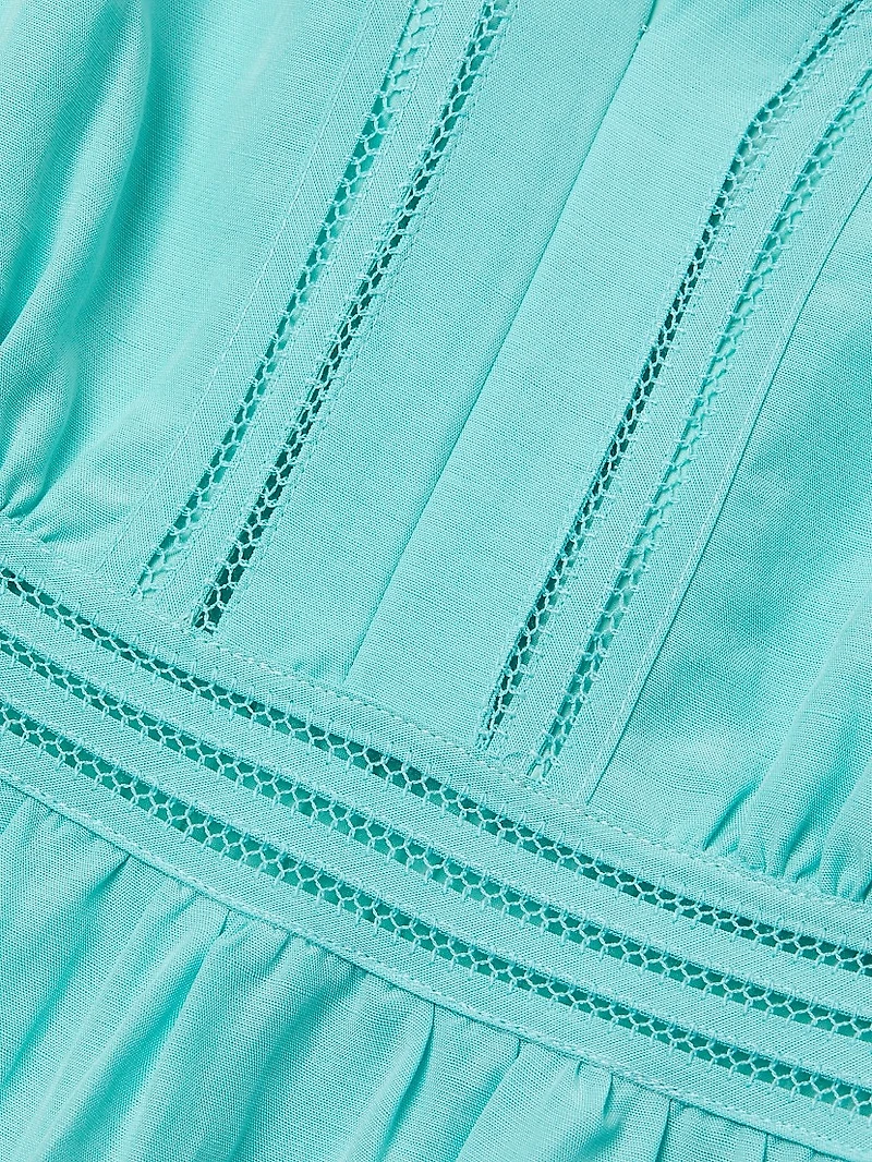 Barb Open-Seam Cover-Up Dress