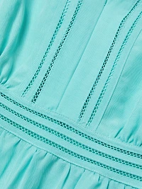 Barb Open-Seam Cover-Up Dress