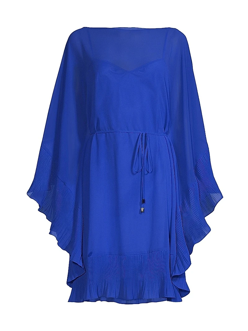 Sammy Ruffled Chiffon Cover-Up Dress