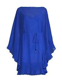 Sammy Ruffled Chiffon Cover-Up Dress