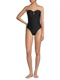Becca Strapless One-Piece Swimsuit