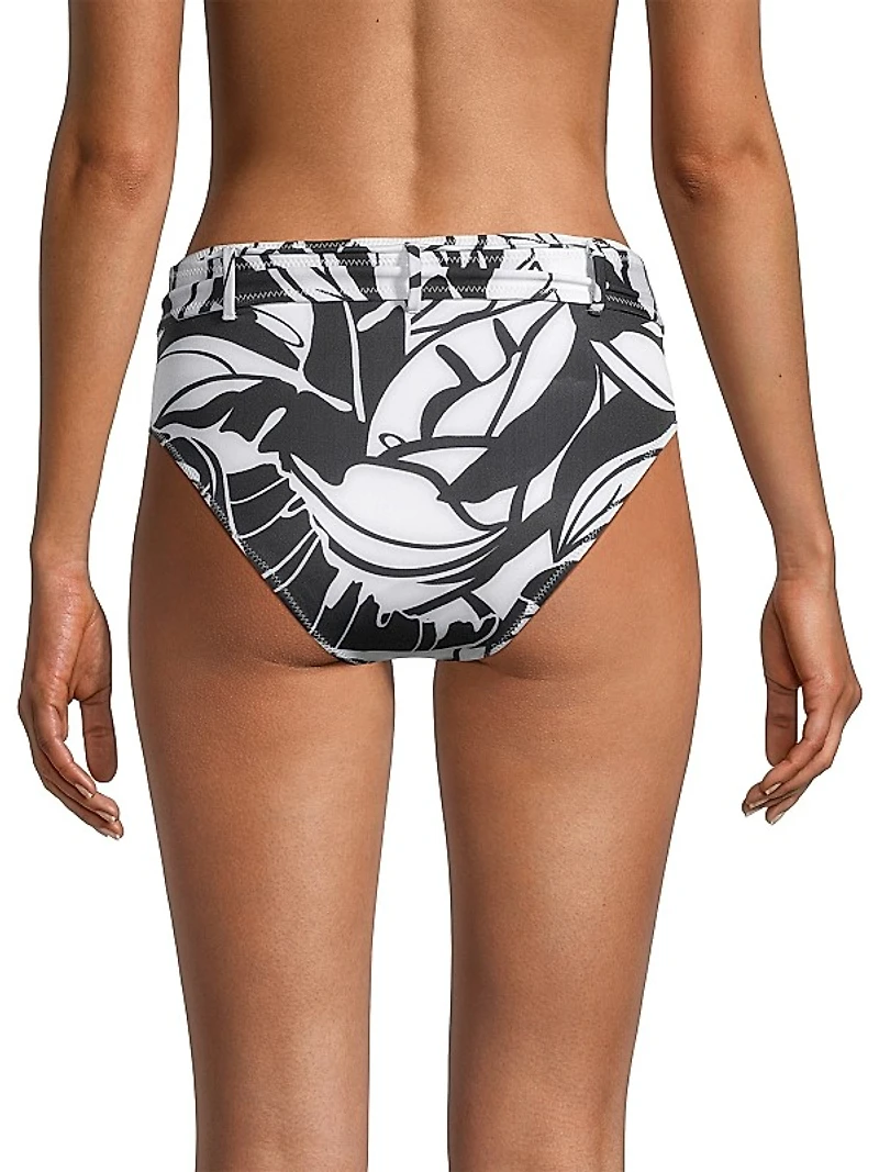 Charley Palm Belted Bikini Bottom
