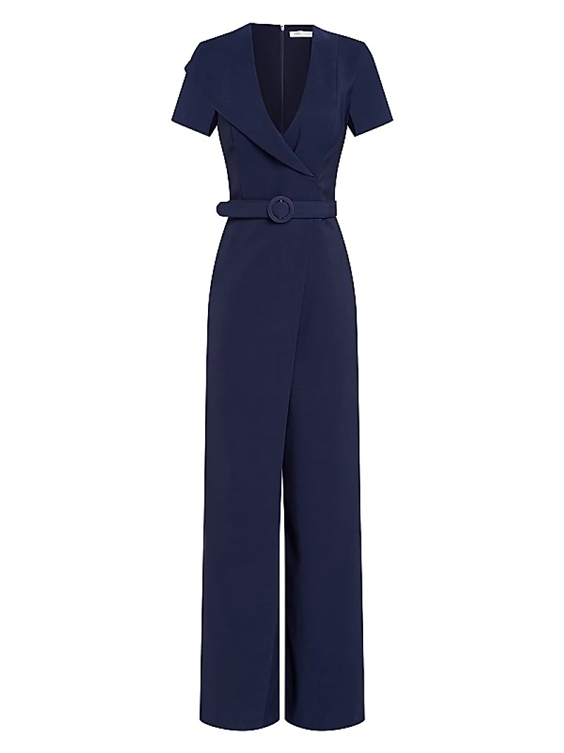 Ezra Belted Walk-Thru Jumpsuit