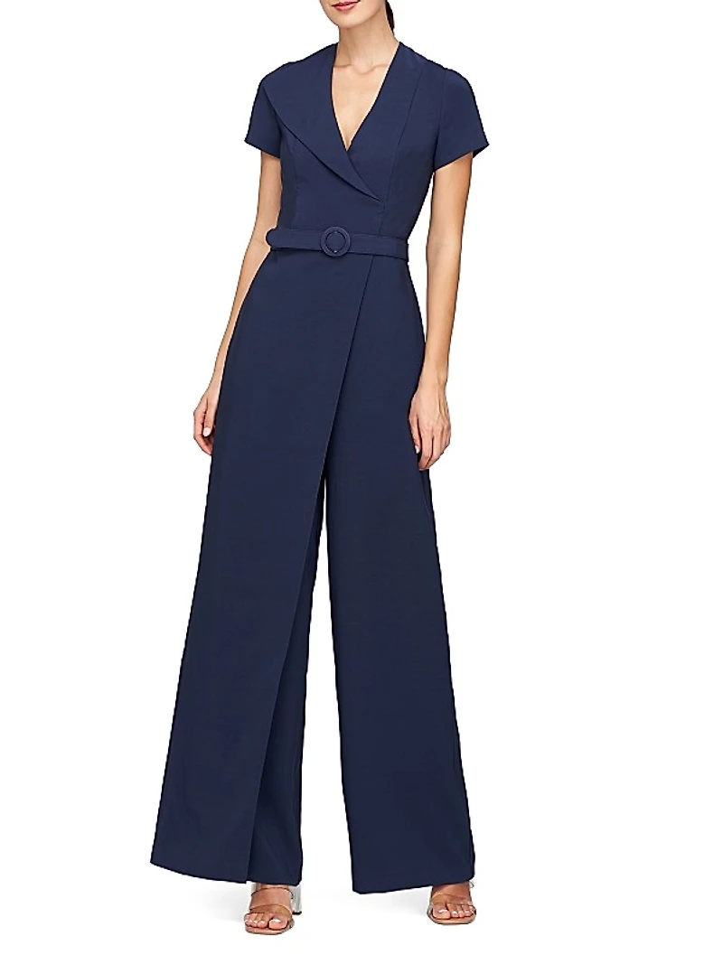 Ezra Belted Walk-Thru Jumpsuit