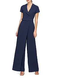 Ezra Belted Walk-Thru Jumpsuit