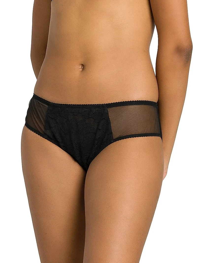 Mesh Silk Brief Panty