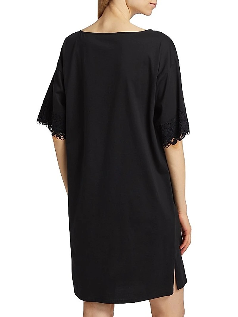 Bliss Harmony Cotton & Lace Nightgown