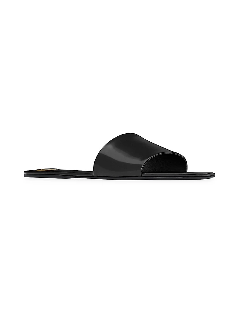 Carlyle Slides Glazed Leather