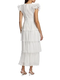 Emporia Tiered Chiffon Maxi Dress