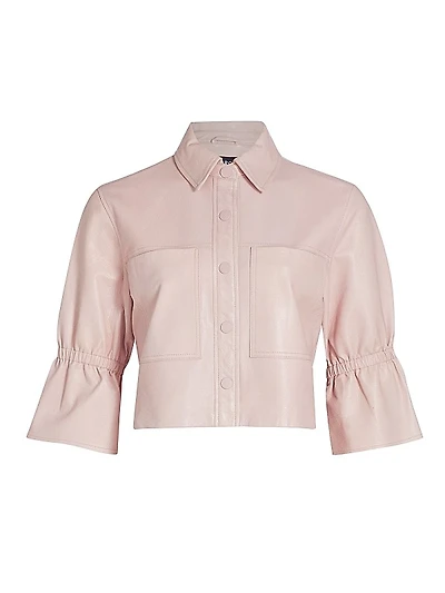 Carolina Leather Crop Jacket
