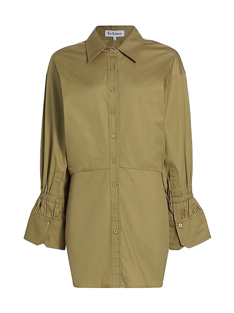 Hardin Cotton Mini Shirtdress
