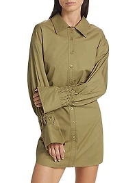 Hardin Cotton Mini Shirtdress