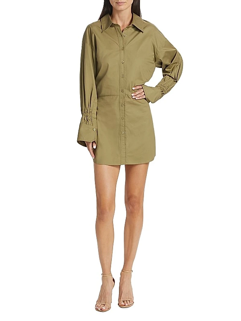 Hardin Cotton Mini Shirtdress