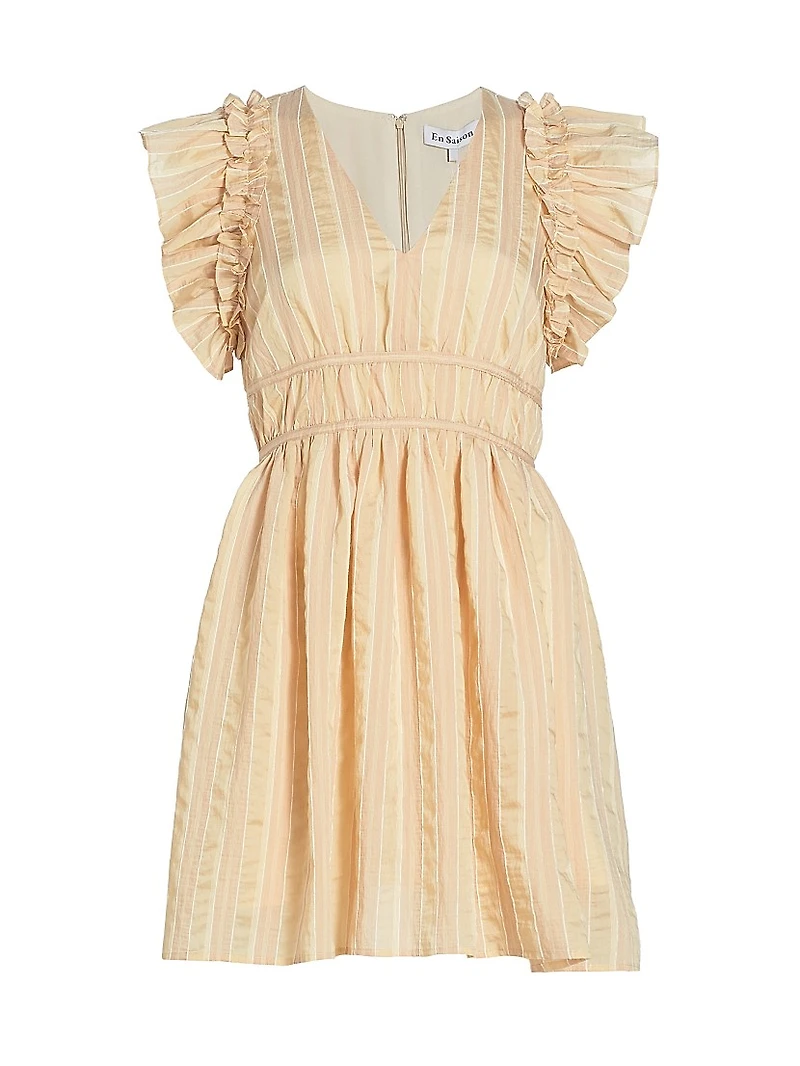 Brubeck Ruffled Minidress