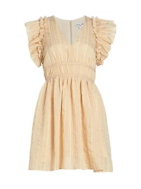 Brubeck Ruffled Minidress