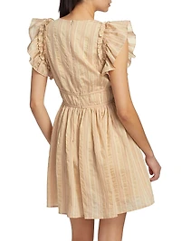 Brubeck Ruffled Minidress