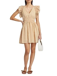 Brubeck Ruffled Minidress