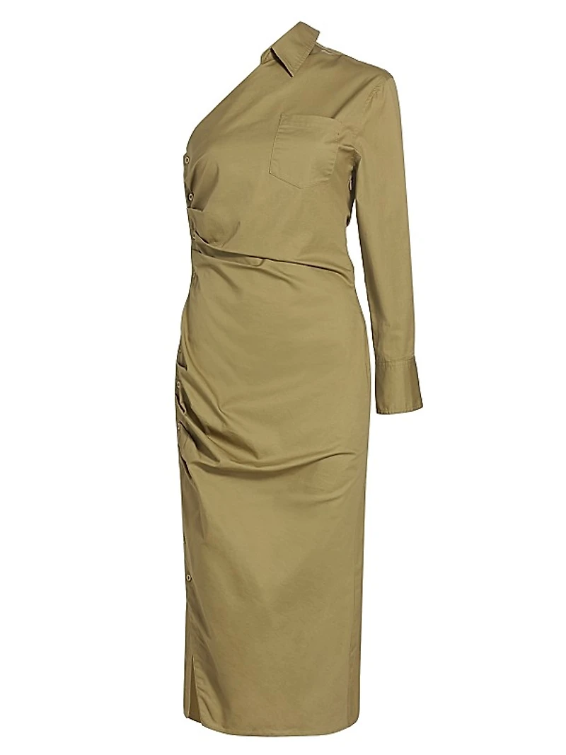 Hardin One-Shoulder Midi-Dress