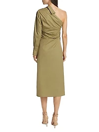 Hardin One-Shoulder Midi-Dress