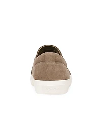 Fletcher Perforated Suede Slip-On Sneakers