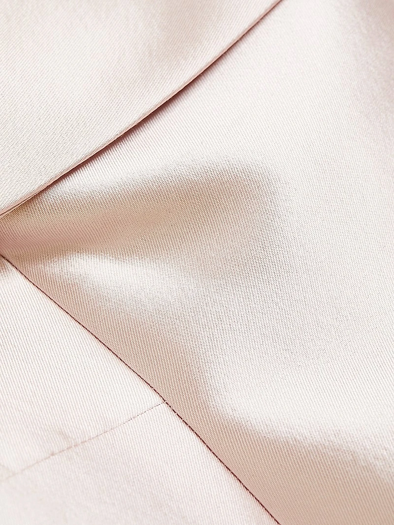 Grace Off-the-Shoulder Silk Minidress