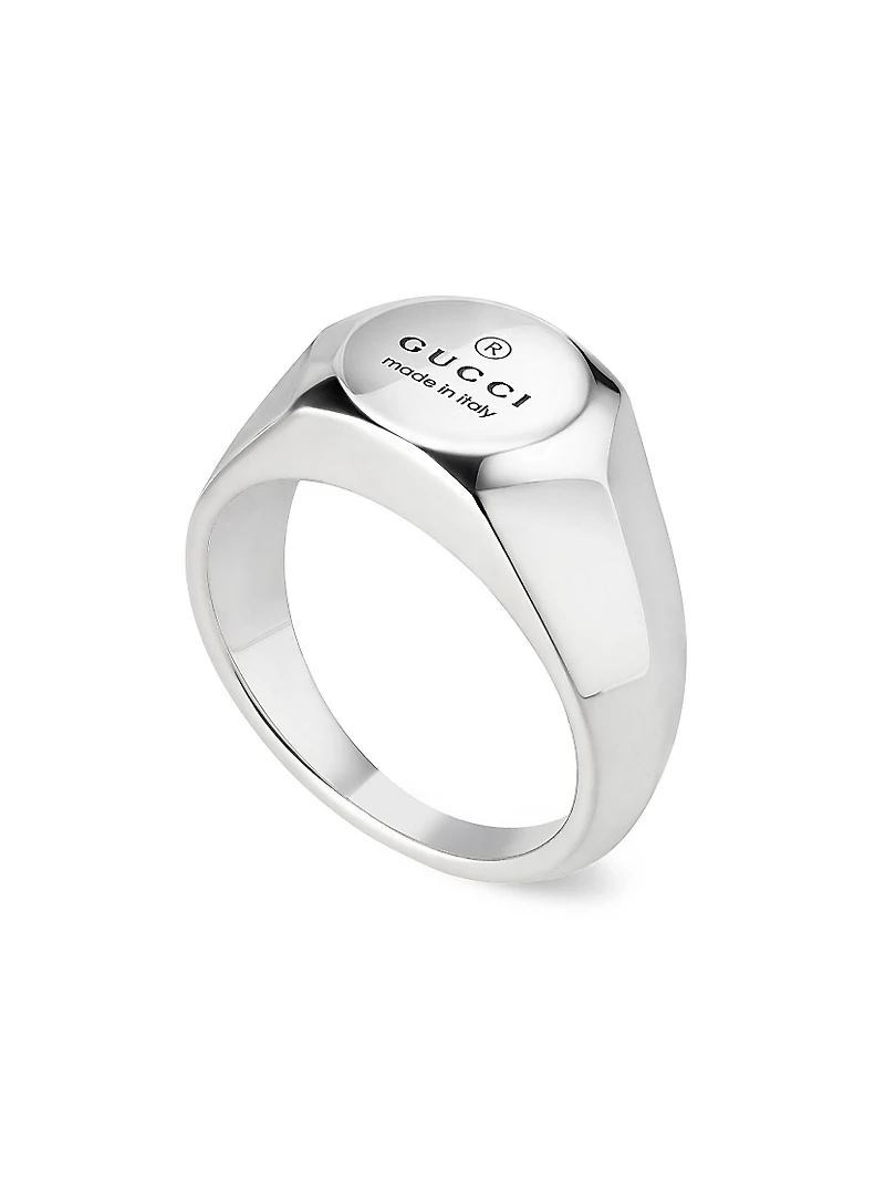 Sterling Silver Trademark Thin Ring