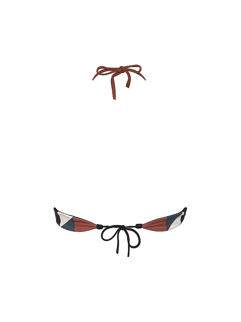 Cubisme Triangle Bikini Top
