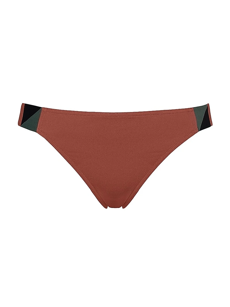 Poésie Patchwork Bikini Bottom