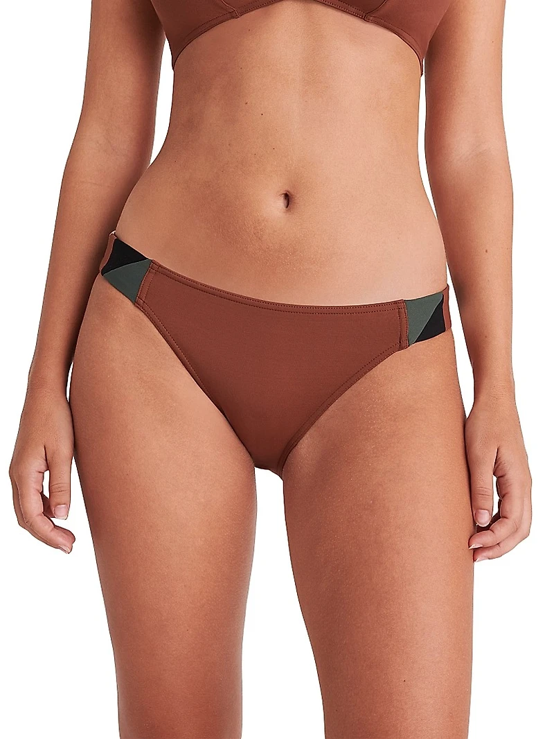 Poésie Patchwork Bikini Bottom