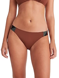 Poésie Patchwork Bikini Bottom