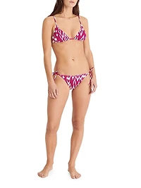 Rain Printed String Bikini Briefs