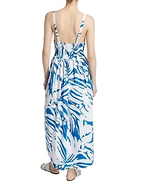 Sweet Disposition Wave Waist Midi-Dress