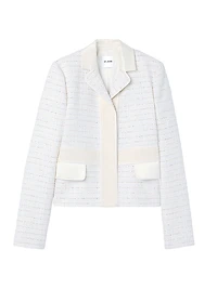 Sequined Tweed Jacket