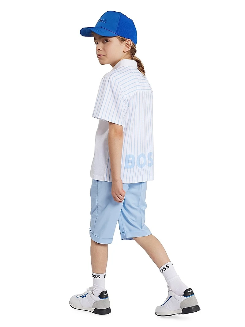 Little Boy's & Boy's Suit Flat Front Trousers