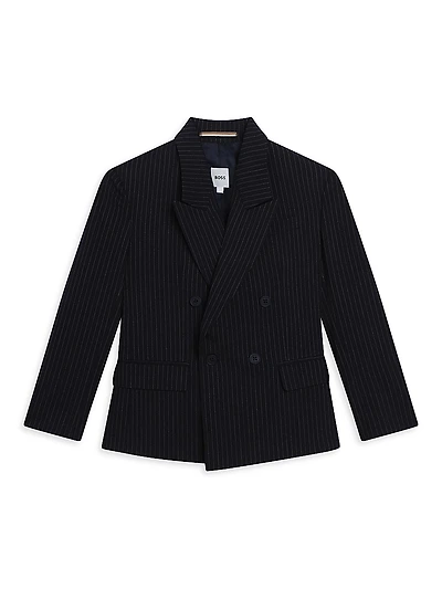 Little Boy's & Striped Suit Jacket