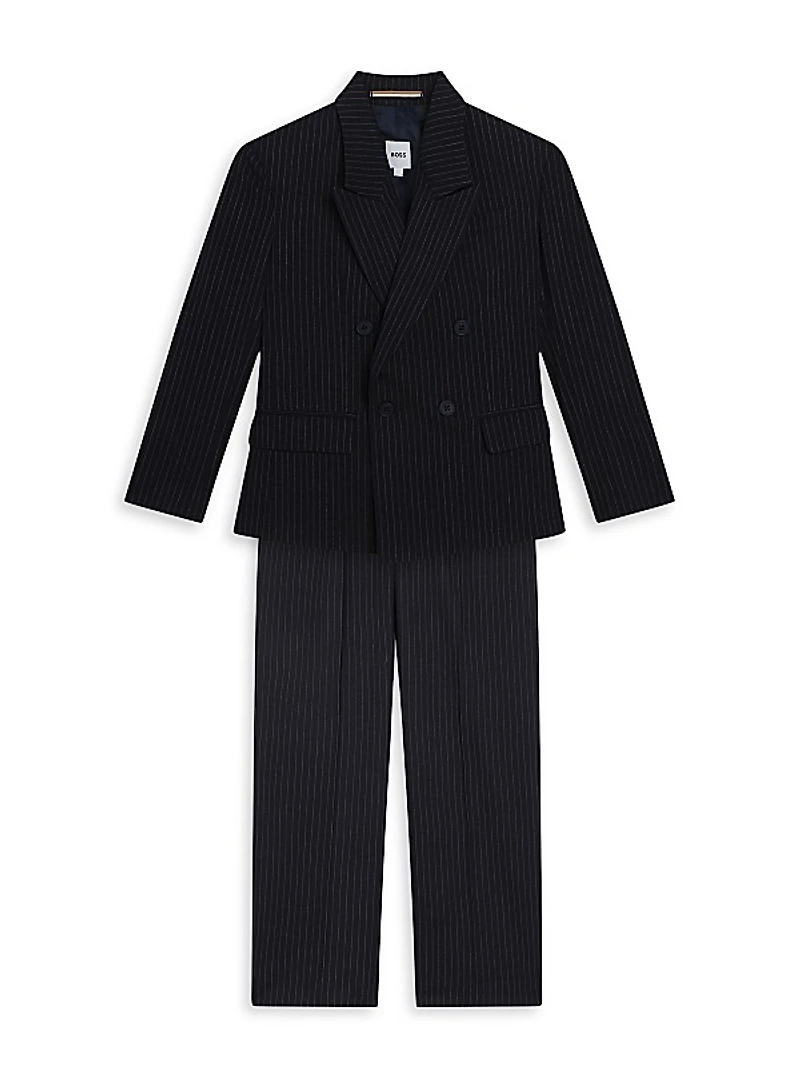 Little Boy's & Boy's Slim Suit Pants
