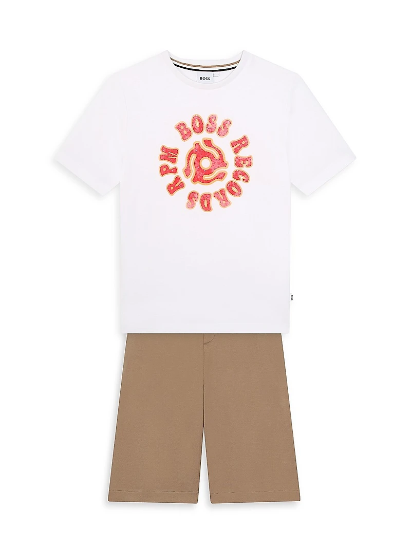 Little Boy's & Flat-Front Shorts