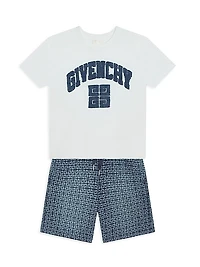 Little Kid's & Kid's Logo Cotton T-Shirt