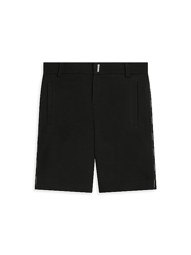 Little Boy's & Boy's Logo Bermuda Shorts