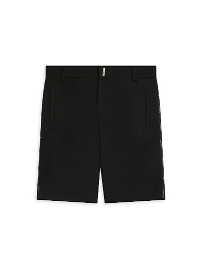Little Boy's & Boy's Logo Bermuda Shorts